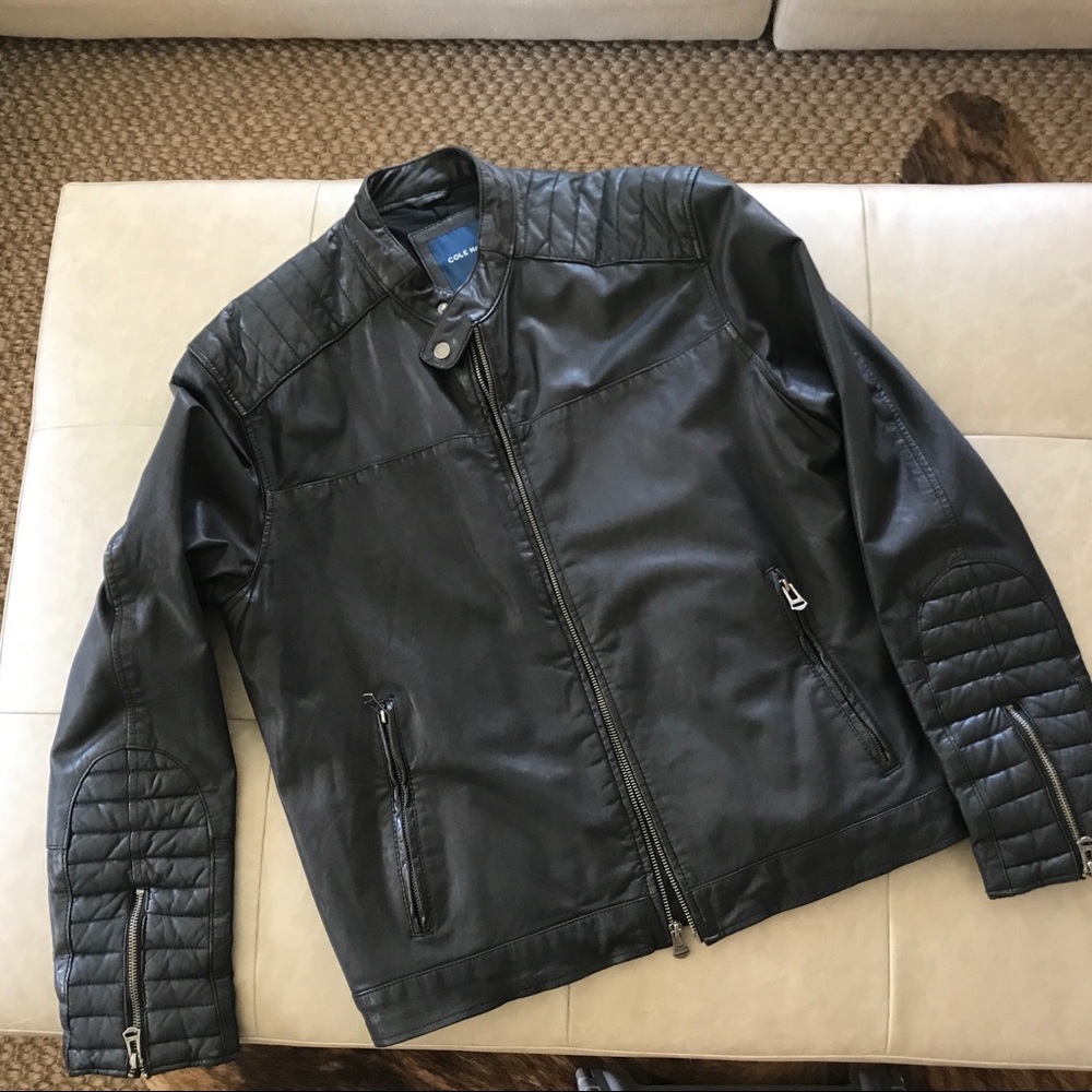 Men’s COLE HAAN genuine leather jacket